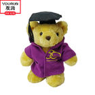 Doctorial Hat Teddy Bear Stuffed Toy OEM Custom Plush Animal Toys