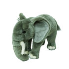 50cm High Simulation Elephant Plush Doll Grey Elephant Soft Toy