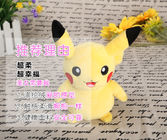 Warmness Cute Anime Plush Toys PP Cotton Detective Pikachu Cuddly Toy Customized