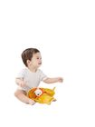 0-1 Year Old Newborn Stuffed Animal Plush Hand Puppet Toy Baby Comforting Towel
