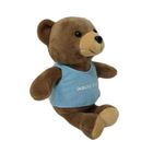20CM Smooth Soft Animals Toys Bear Stuffed Plush Toys Customized Color
