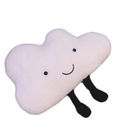 25cm White Pink New Simulation Cloud Plush Pillow Present For Children