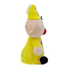25cm Yellow Clown Plush Doll Children'S Comfort Toys Bedtime Story Props