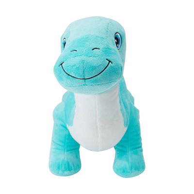No Deformation Kawaii Blue Dinosaur Stuffed Toy OEM ODM