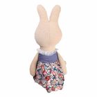 Breathable Bunny Stuffed Plush Toys Floral Skirt Rabbit Soft Toy