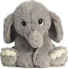 No Fading Gray Polyester Long Plush Elephant Toys