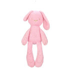 Fluffy Cartoon Bunny Stuffed Animal 30cm With PP Cotton Filling