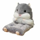 Multifunctional Detachable Hamster Plush Seat Cushion