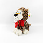 EN71 25cm PP Cotton Filling Jaguar Plush Toy As Festive Gift
