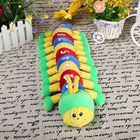 35cm Colorful Caterpillar Plush Toy With PP Cotton Filled