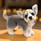 PP Cotton Filled Short Plush Simulation Dog Toy 20cm