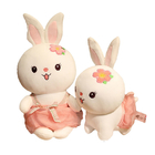 25cm Lovely Sitting Rabbit Plush Doll Toys OEM