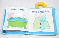 Plush 3D Early Education Books 20x25cm For Baby
