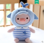Kawaii Cartoon Pig Plush Toys With PP Cotton Filling