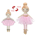 EN71 Standard Lovely Girl Dressing Anime Plush Toys