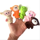 EN71 ASTM Standard plush Cartoon Animal Finger Puppets