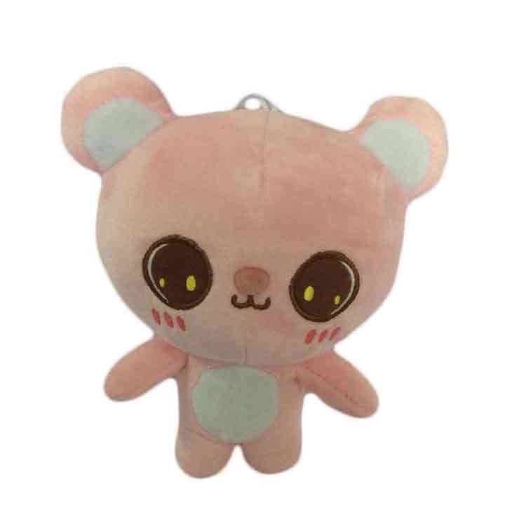 Children Pink Cat Soft Toy With Suction Cup Stuffed Plush Toys Customized Gift