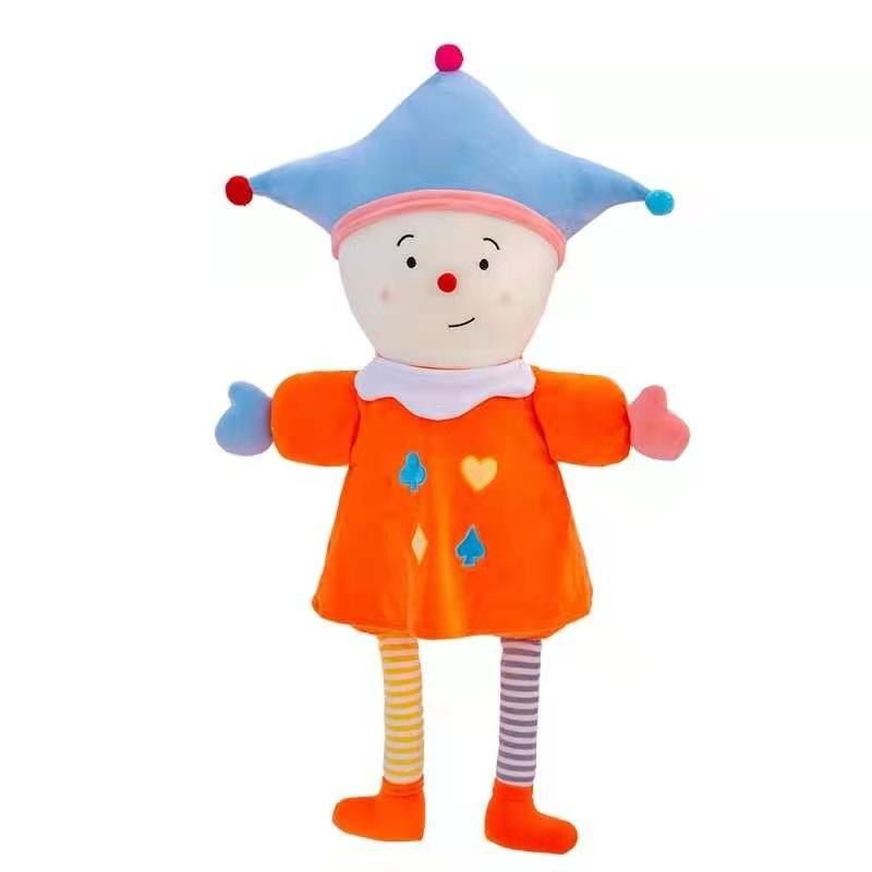 35cm Clown Plush Doll Plush Toys Pacify Circus Clown Doll 100% PP Cotton
