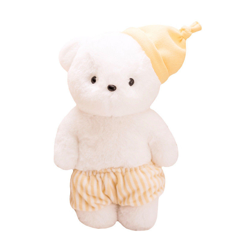 Hand Washable 100g Teddy Bear Plush Toys With Hat
