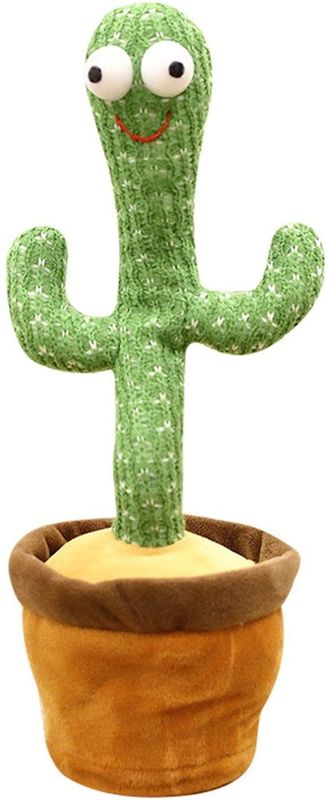30cm Singing Dancing Cactus Plush Toy For Home Decoration