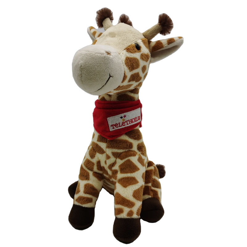 Anti Fading 25cm Standing Giraffe Stuffed Animal