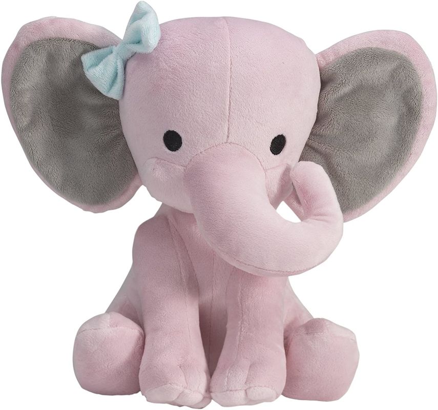 ISO9001 Sitting Elephant Plush Toy With Big Ears