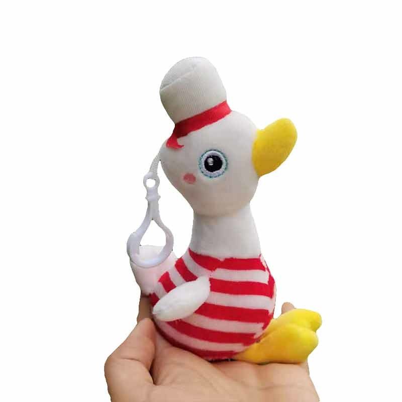 EN71 Comfortable Plush Baby Duck Charm Keychain
