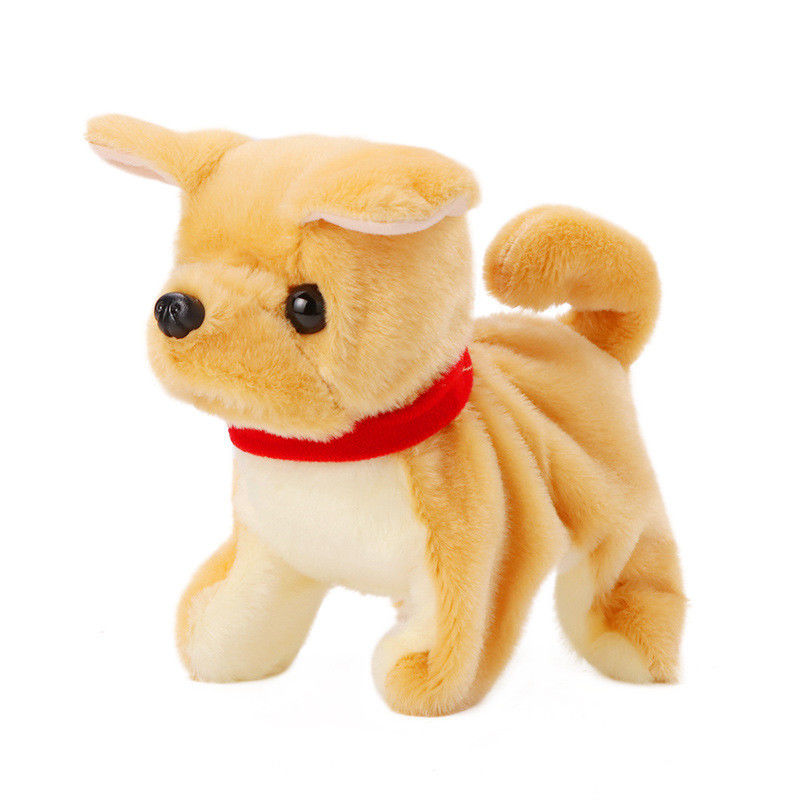 Odorless 20cm Vocalizing Dog Plush Doll For Children