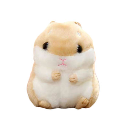 Chubby Hamster Plush Keychain Bag Pendant Birthday Present Mini Plush Doll